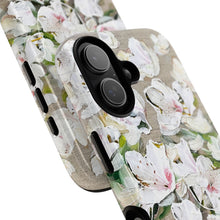 Load image into Gallery viewer, White Apple Blossom Phone Case | Tough Magnetic Case