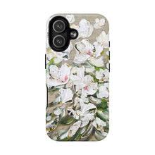 Load image into Gallery viewer, White Apple Blossom Phone Case | Tough Magnetic Case