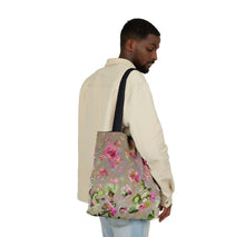 Load image into Gallery viewer, Pink Watercolor Floral Canvas Tote | Floral Tote Bag
