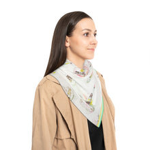 Load image into Gallery viewer, Pink Flower Butterfly Scarf
